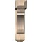 Ekena Millwork Olympic Craftsman Smooth Bracket w/ Offset Brace, Douglas Fir, 7 1/2"W x 30"D x 30"H BKT0806X30X30OLY04SDF - alternate 2